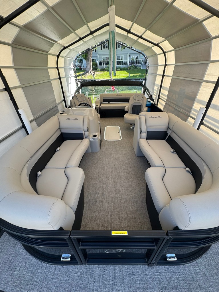 Pontoon boat deep clean